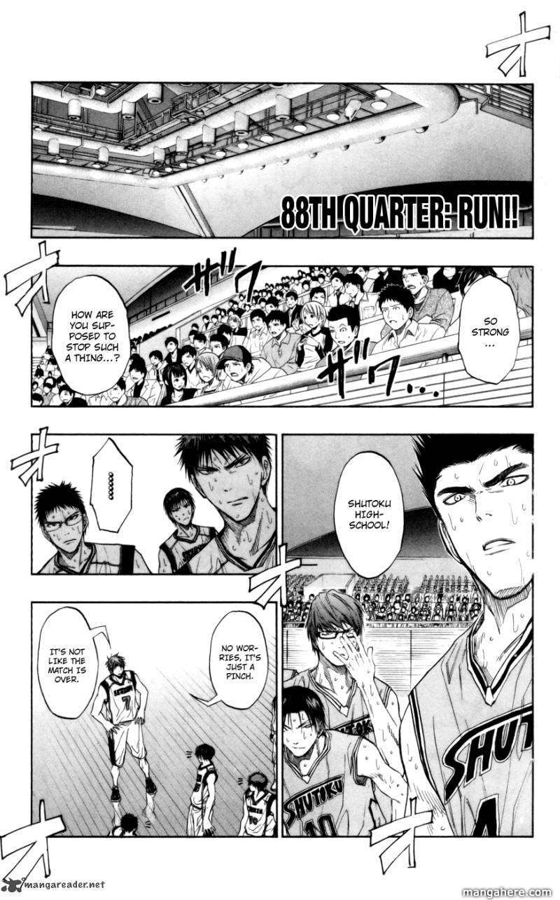 Kuroko No Basket Vol.10 Chapter 088 : Run!! - Picture 1