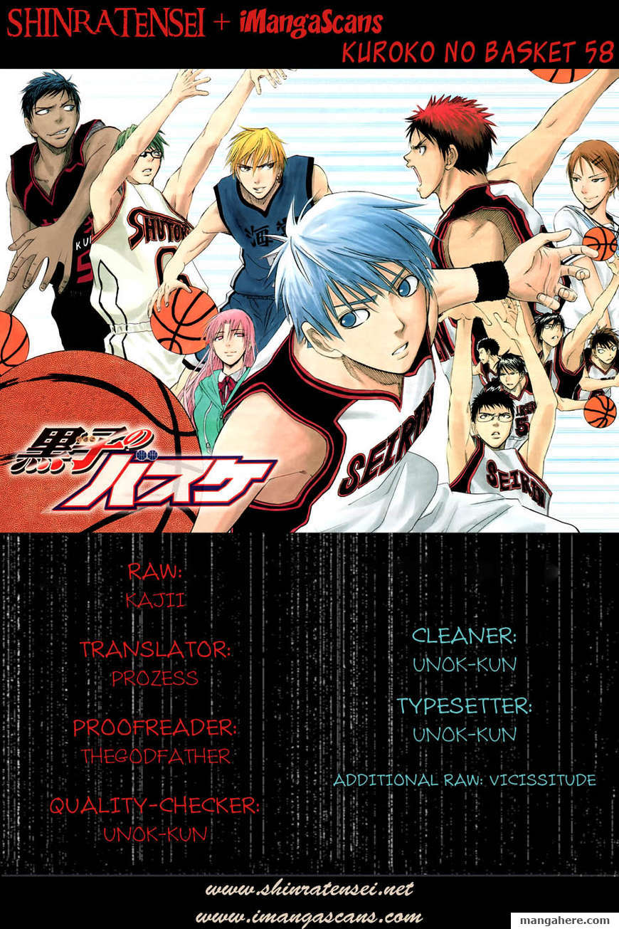 Kuroko No Basket Vol.07 Chapter 058 : Leave It To Me! - Picture 1