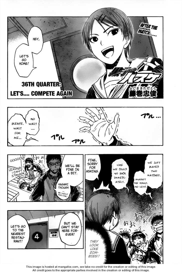 Kuroko No Basket Vol.05 Chapter 036 : Let's.... Compete Again - Picture 3