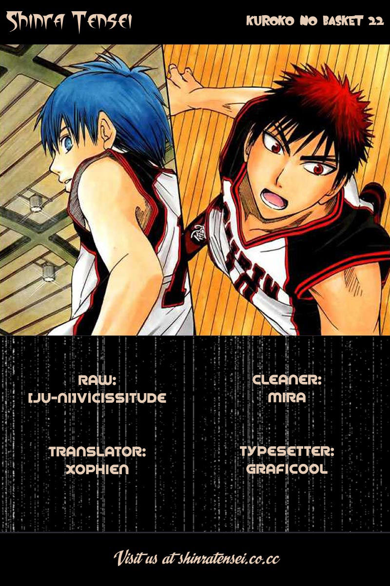 Kuroko No Basket Vol.03 Chapter 022 : Don't Worry(Fixed) - Picture 1
