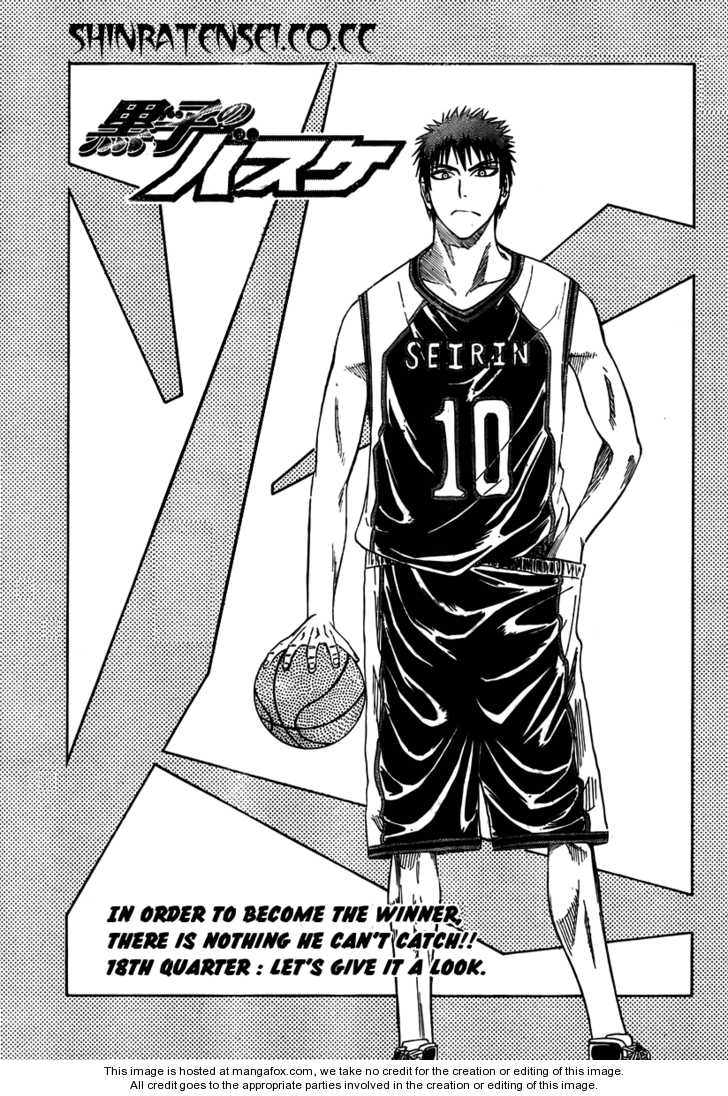 Kuroko No Basket Vol.03 Chapter 018 : Let's Give It A Look. - Picture 2