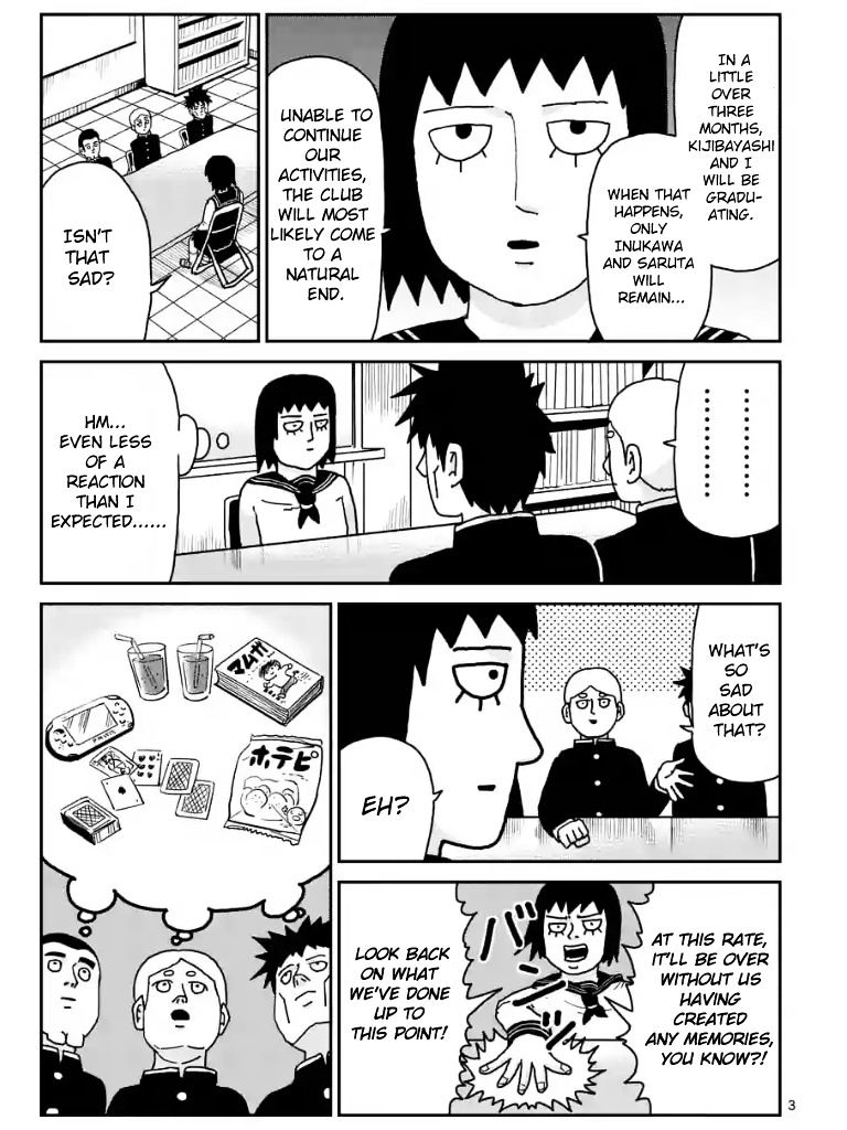 Mob Psycho 100 Chapter 98.4 : Ch.98.1: Communicating - Picture 3