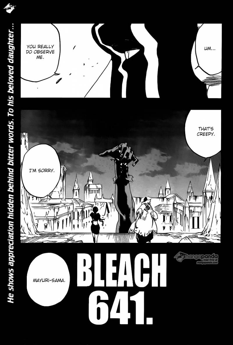 Bleach Chapter 641 : Baby, Hold Your Hand 4 - Picture 3