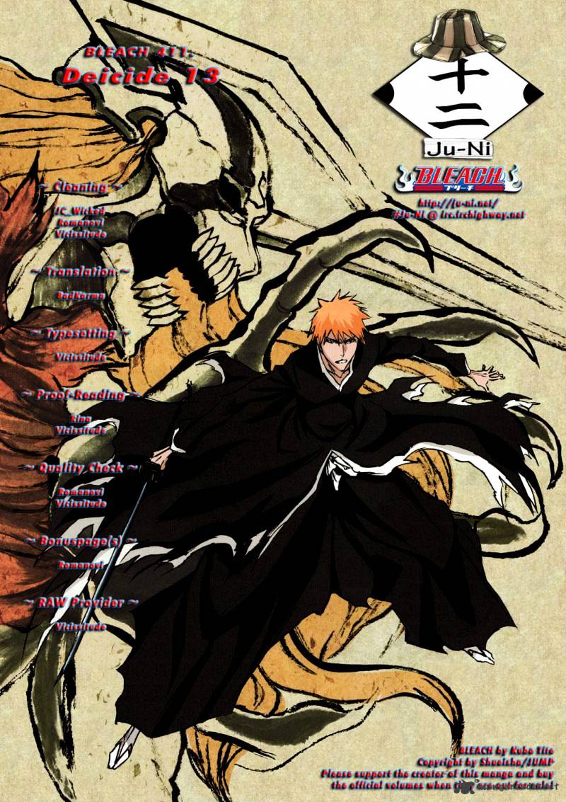 Bleach Chapter 411 : Deicide 13 - Picture 1