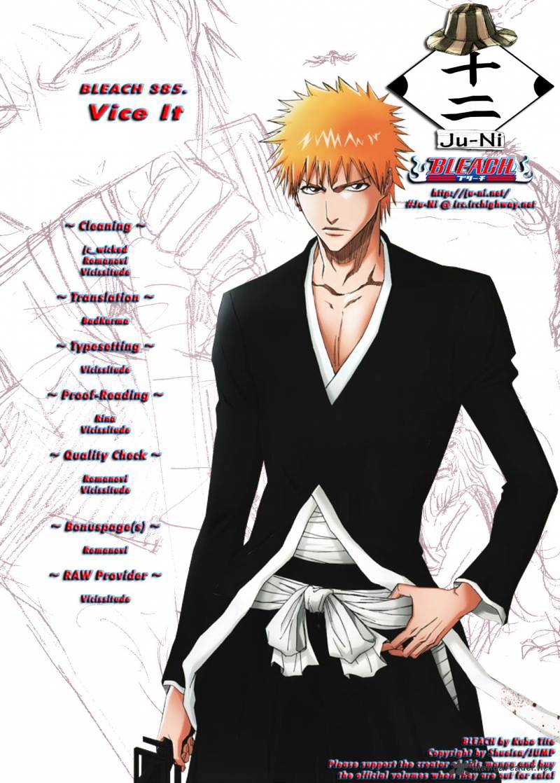 Bleach Chapter 385 : Vice It - Picture 1