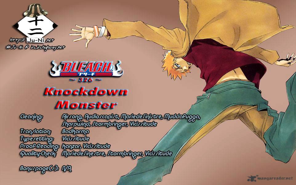 Bleach Chapter 326 : Knockdown Monster - Picture 1