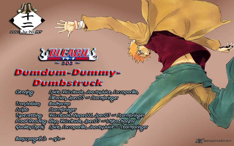 Bleach Chapter 303 : Dumdum Dummy Dumbstruck - Picture 2