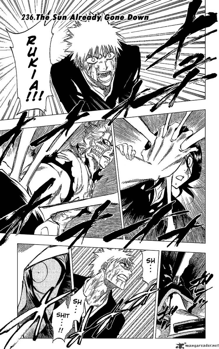 Bleach Chapter 236 : The Sun Already Gone Down - Picture 1