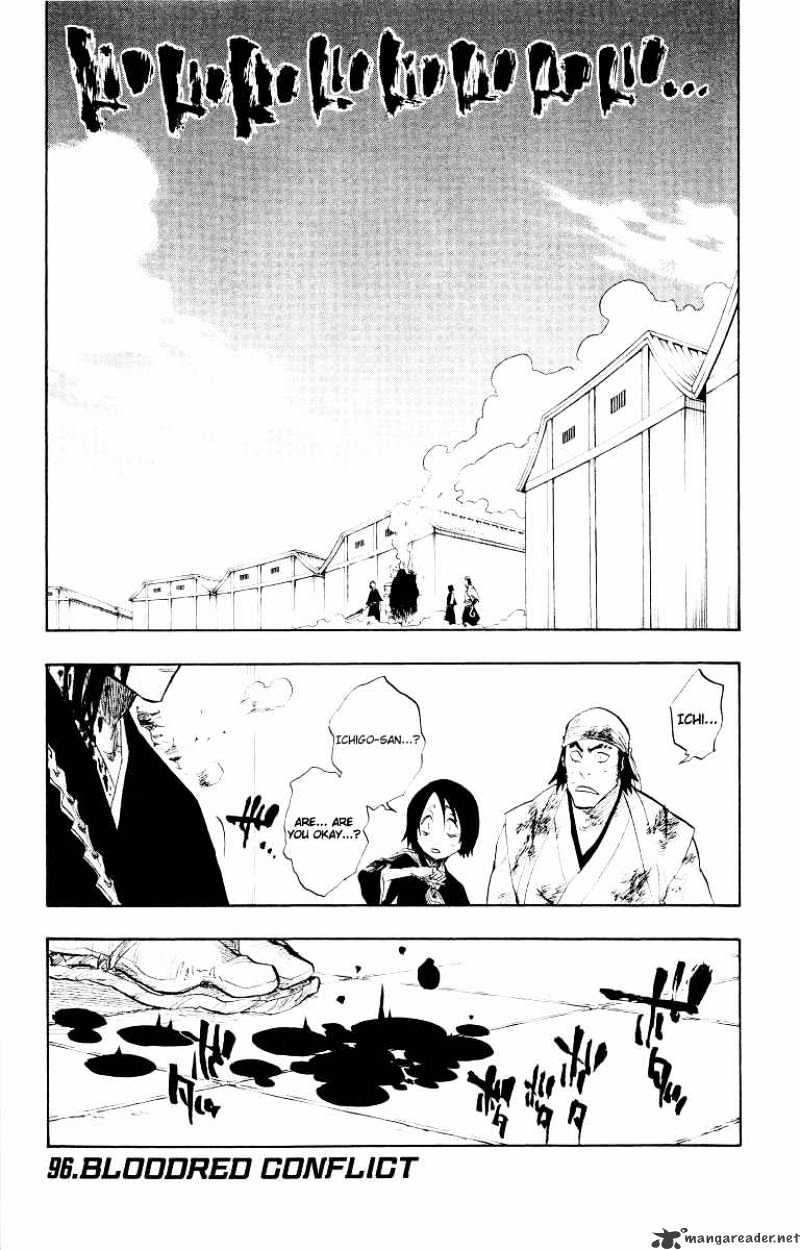 Bleach Chapter 96 : Bloodred Conflict - Picture 1