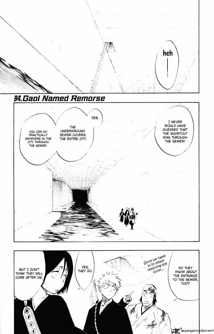 Bleach Chapter 94 : Gaol Named Remorse - Picture 1