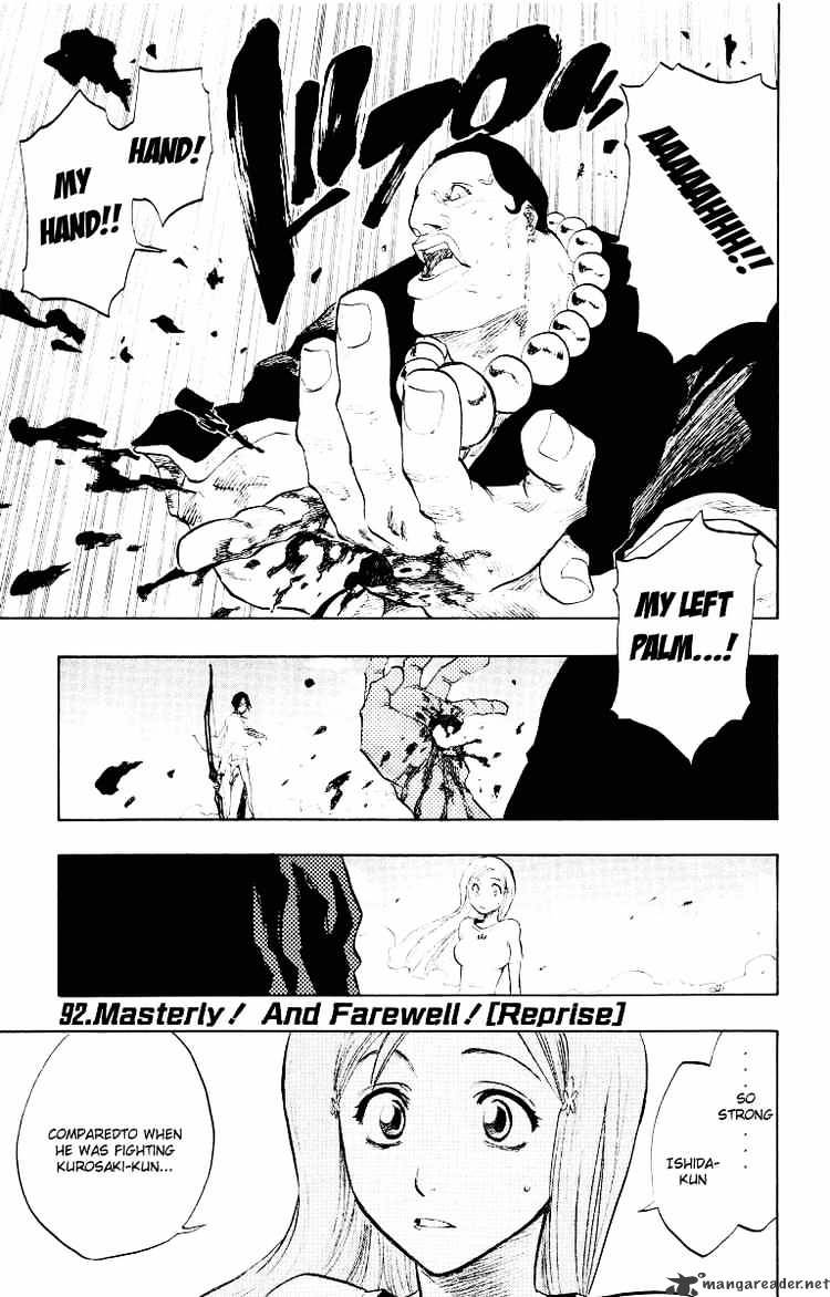 Bleach Chapter 92 : Masterly And Farewell Reprise - Picture 1