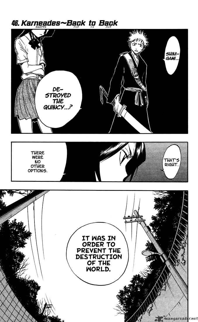 Bleach Chapter 46 : Karneades Back To Back - Picture 1