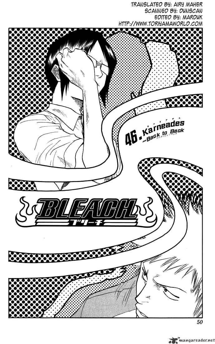 Bleach Chapter 46 : Karneades Back To Back - Picture 2