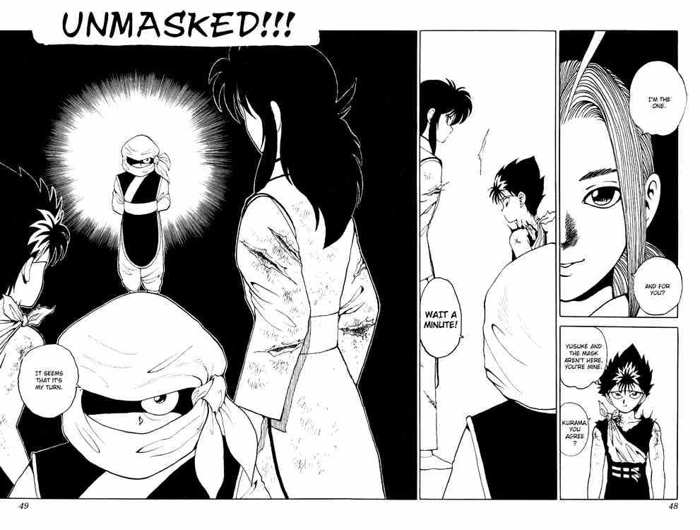 Yu Yu Hakusho Chapter 84 : Unmasked!! - Picture 2
