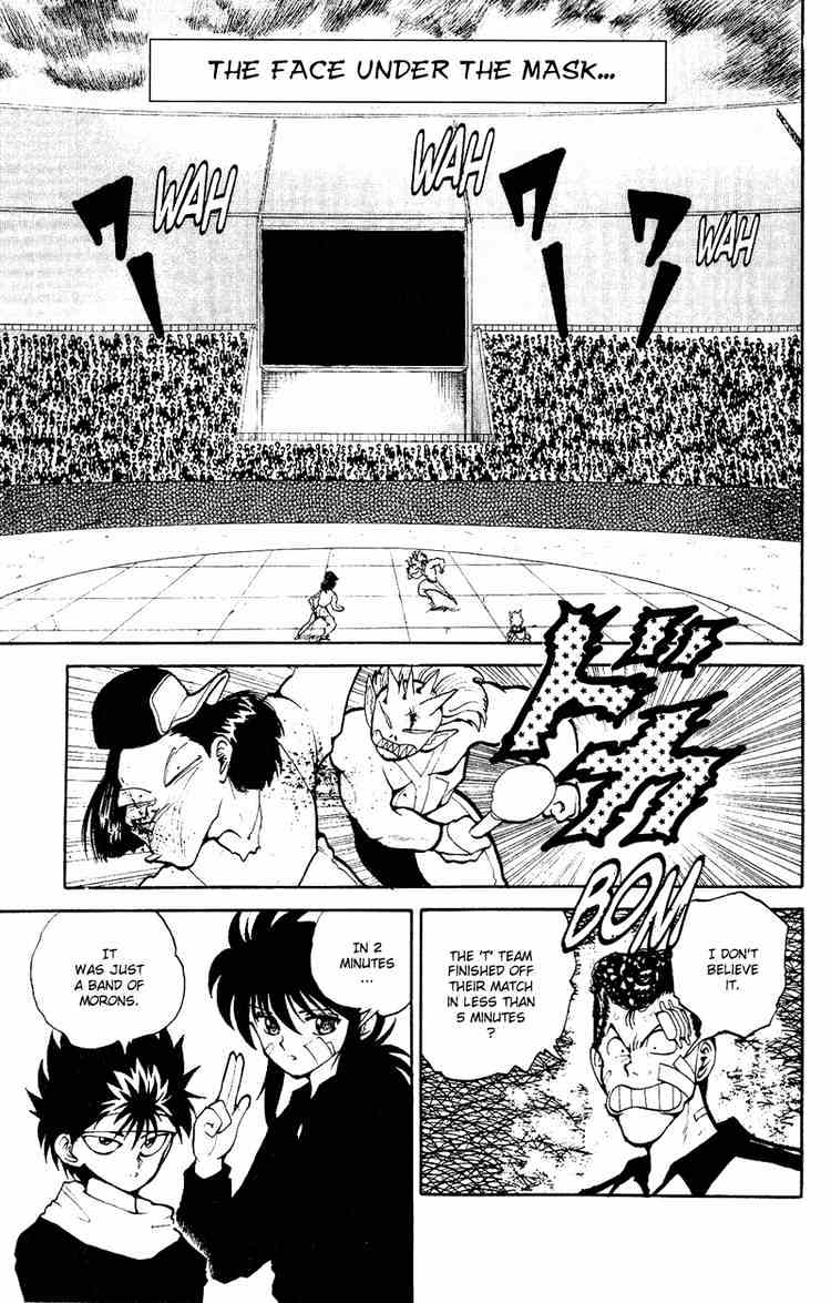 Yu Yu Hakusho Chapter 76 : The Face Under The Mask - Picture 1