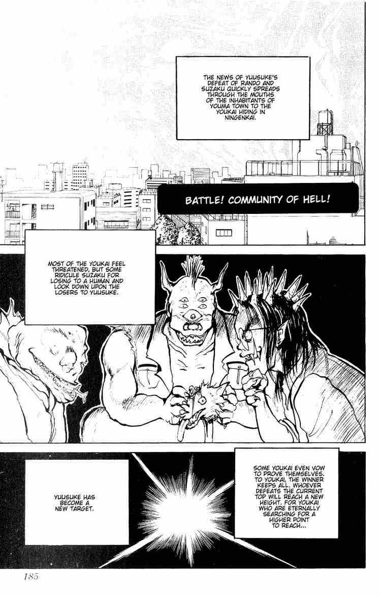 Yu Yu Hakusho Chapter 45 : Battle! Community Of Hell - Picture 1