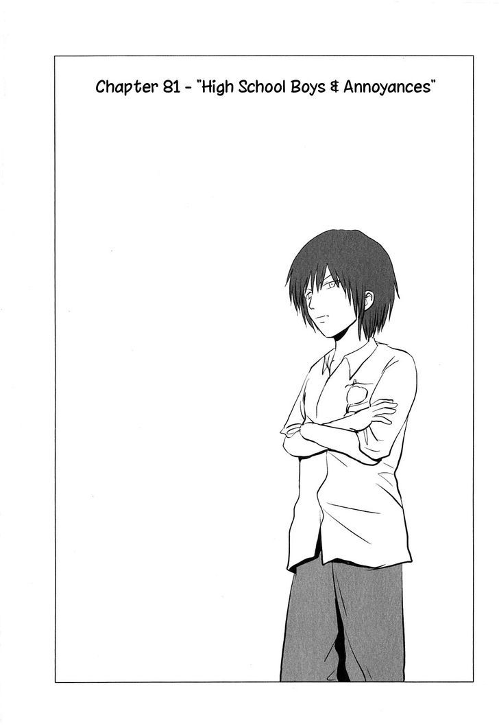 Danshi Koukousei No Nichijou Vol.5 Chapter 81 : High School Boys & Annoyances - Picture 1