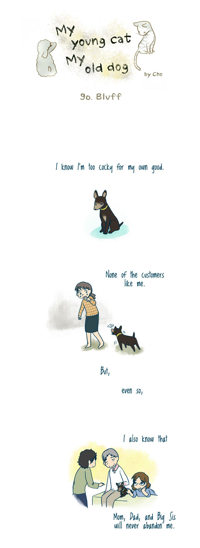 My Young Cat And My Old Dog - Page 1