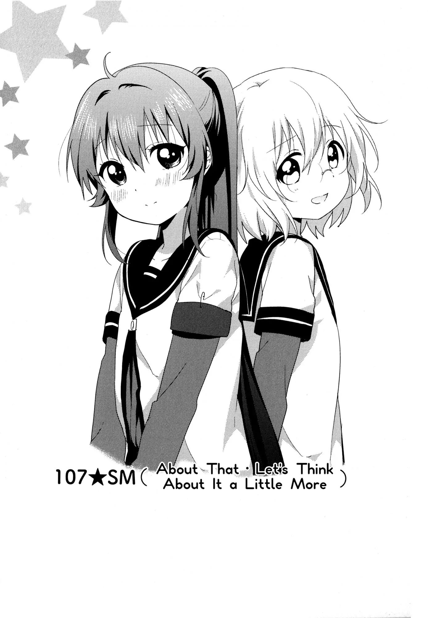 Yuru Yuri Vol.14 Chapter 107: About That - Let's Think About It A Little More - Picture 1