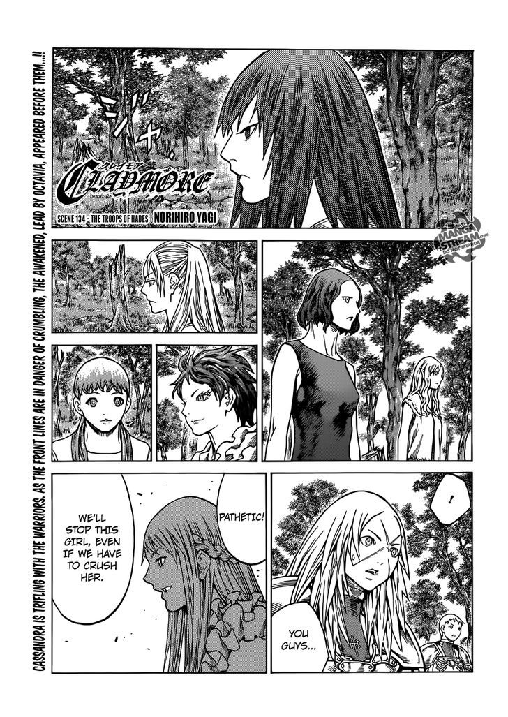 Claymore Vol.24 Chapter 134 : The Troops Of Hades - Picture 1