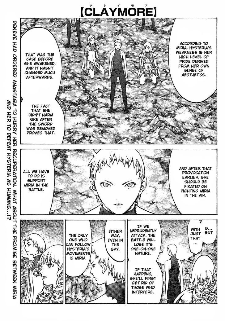 Claymore Vol.22 Chapter 124 : The Warrior's Wings - Picture 1