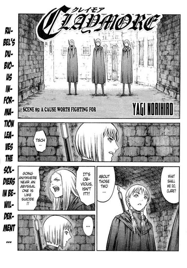 Claymore Vol.16 Chapter 85 : A Cause Worth Fighting For - Picture 3
