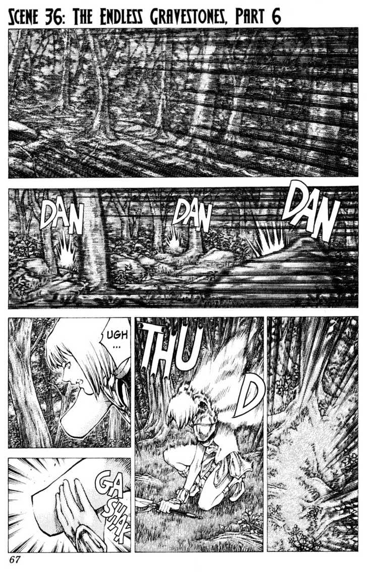 Claymore Vol.7 Chapter 36 : The Endless Gravestones, Part 6 - Picture 1