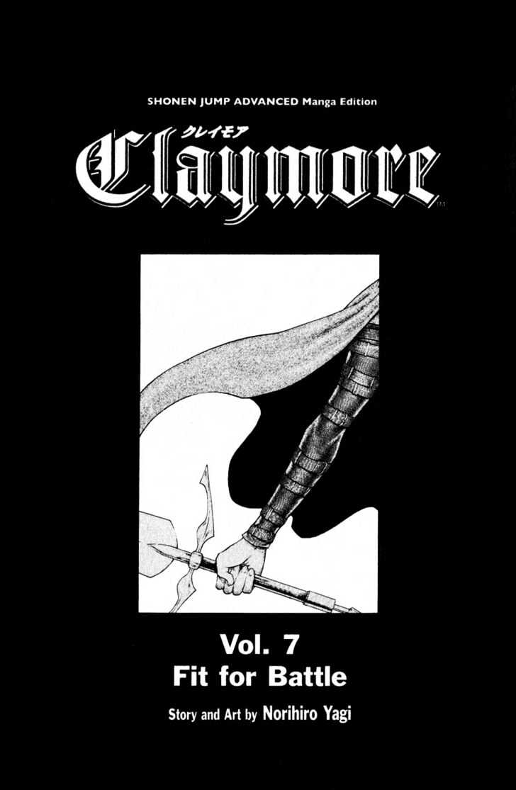 Claymore Vol.7 Chapter 34 : The Endless Gravestones, Part 4 - Picture 3