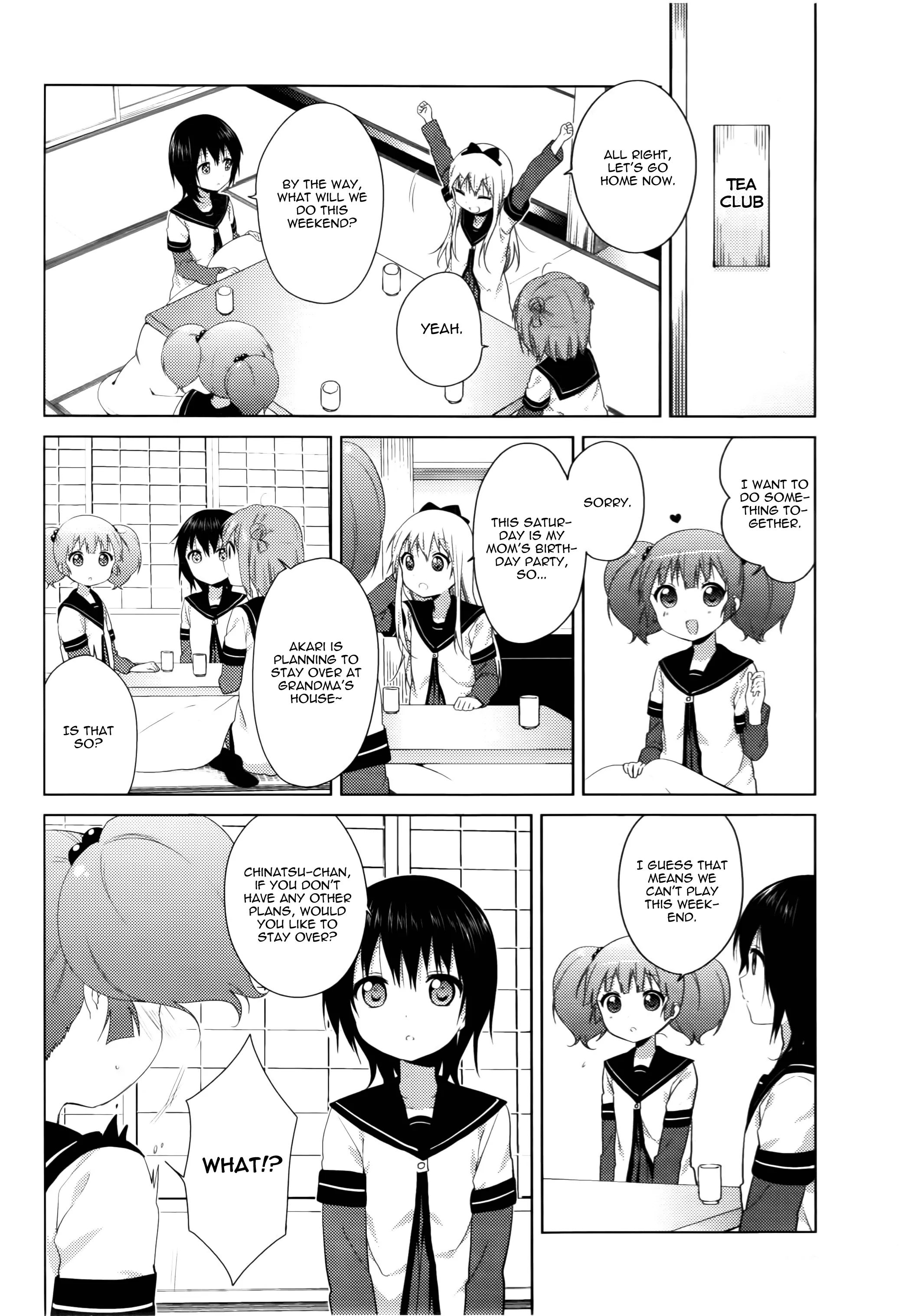 Yuru Yuri Vol.11 Chapter 78: Staying Over, Just The Two Of Us - Picture 3