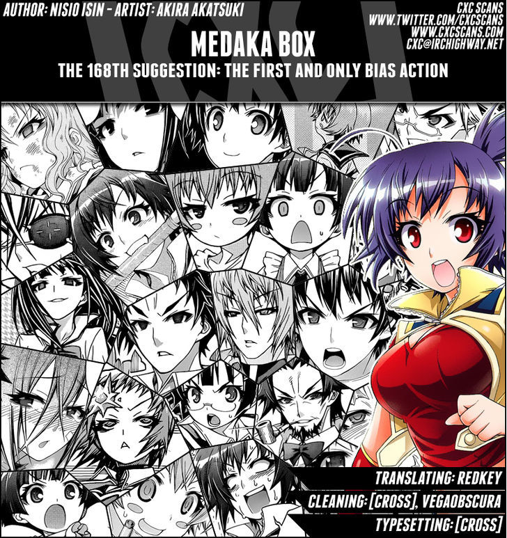 Medaka Box Vol.20 Chapter 168 : The First And Only Bias Action - Picture 1