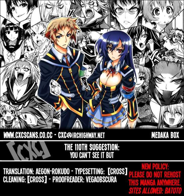 Medaka Box Vol.13 Chapter 110 : You Can T See It But - Picture 1