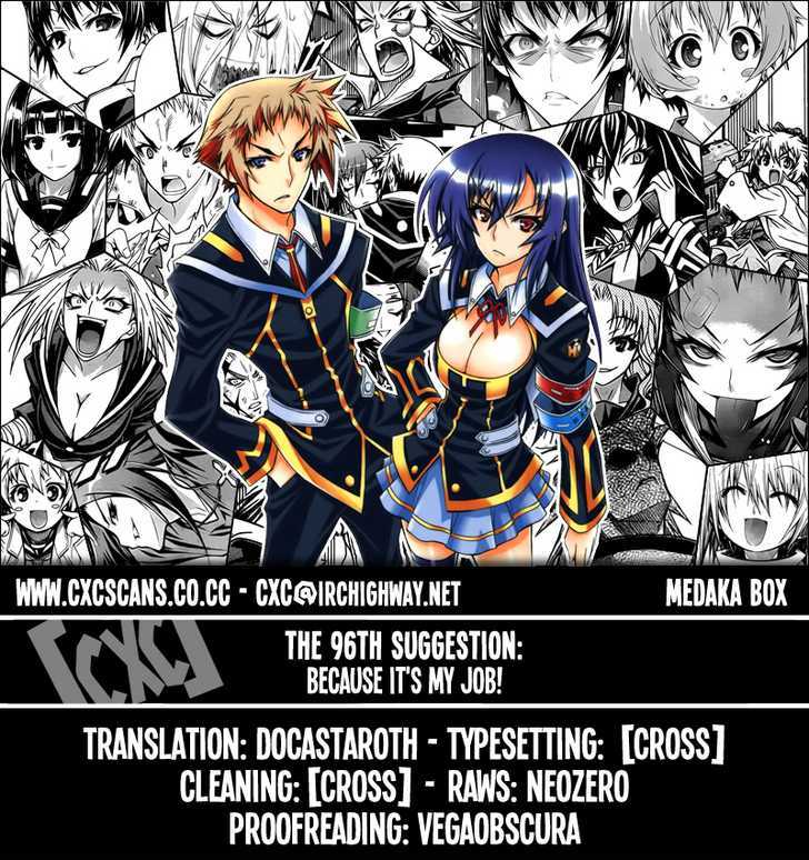 Medaka Box Vol.11 Chapter 96 : Because It S My Job! - Picture 1