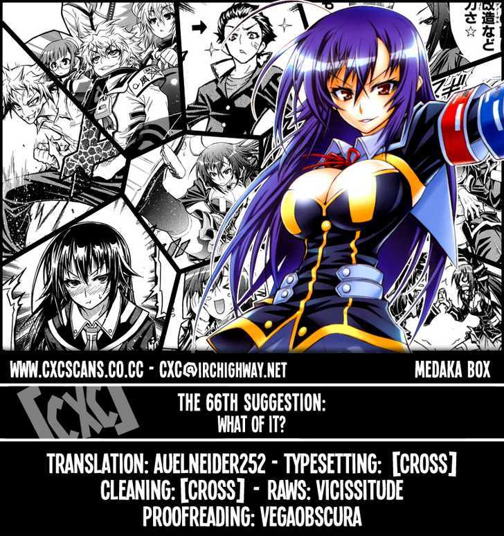 Medaka Box Vol.8 Chapter 66 : What Of It? - Picture 1
