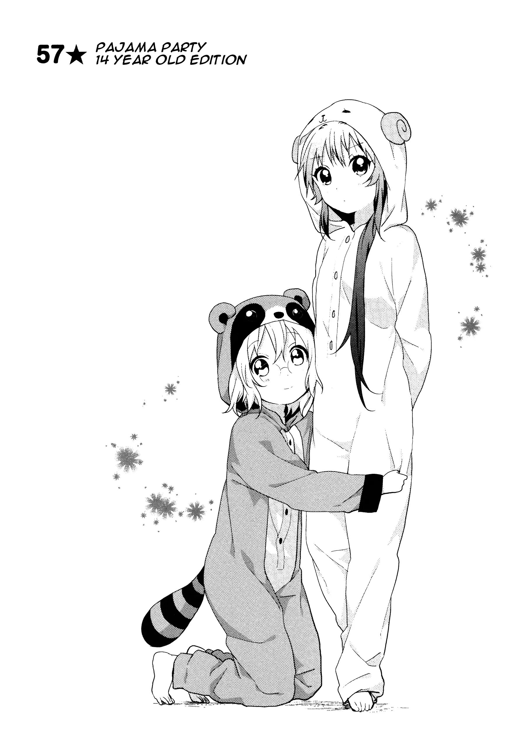 Yuru Yuri Vol.8 Chapter 57: Pajama Party 14 Year Old Edition - Picture 1