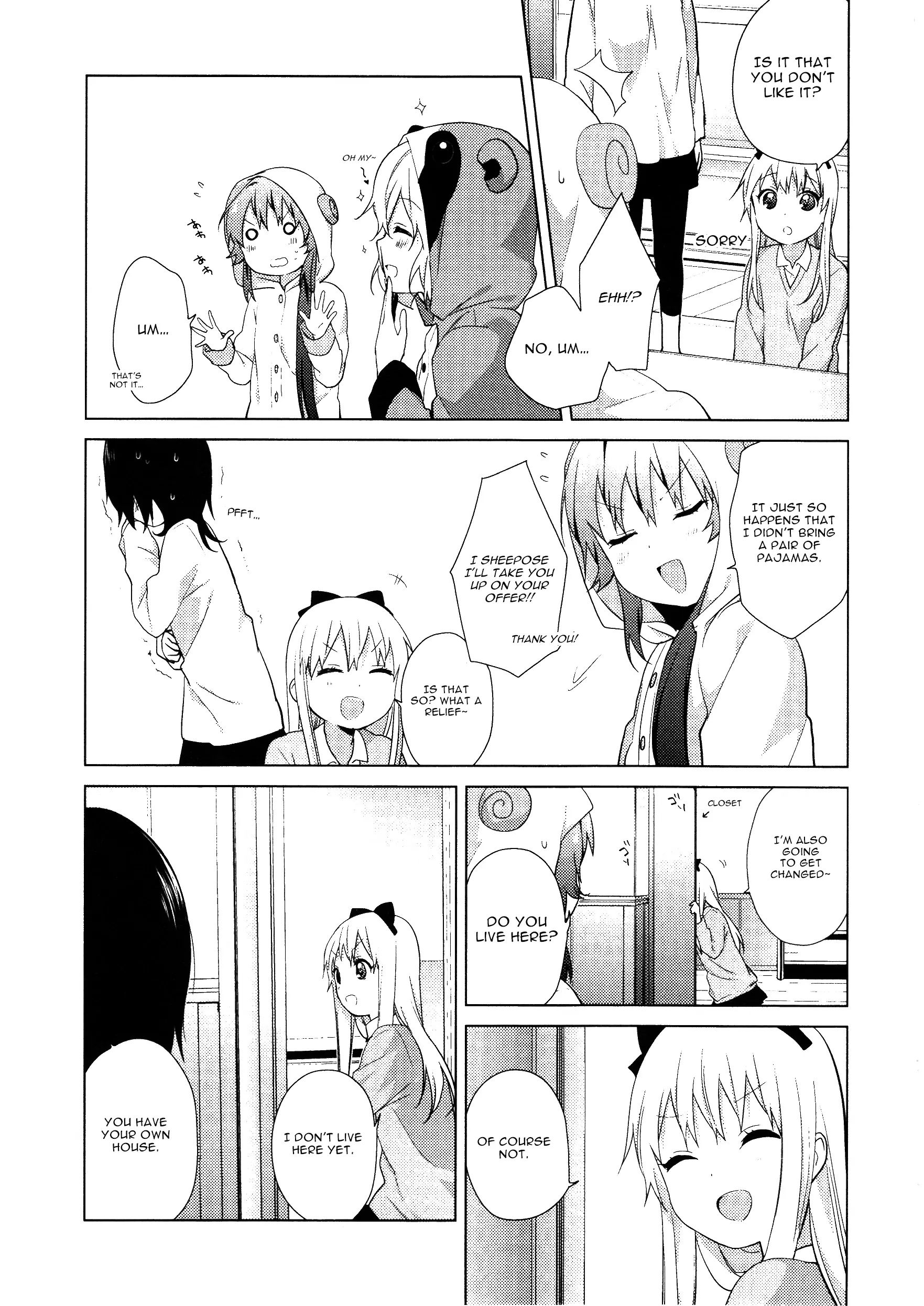 Yuru Yuri Vol.8 Chapter 57: Pajama Party 14 Year Old Edition - Picture 3