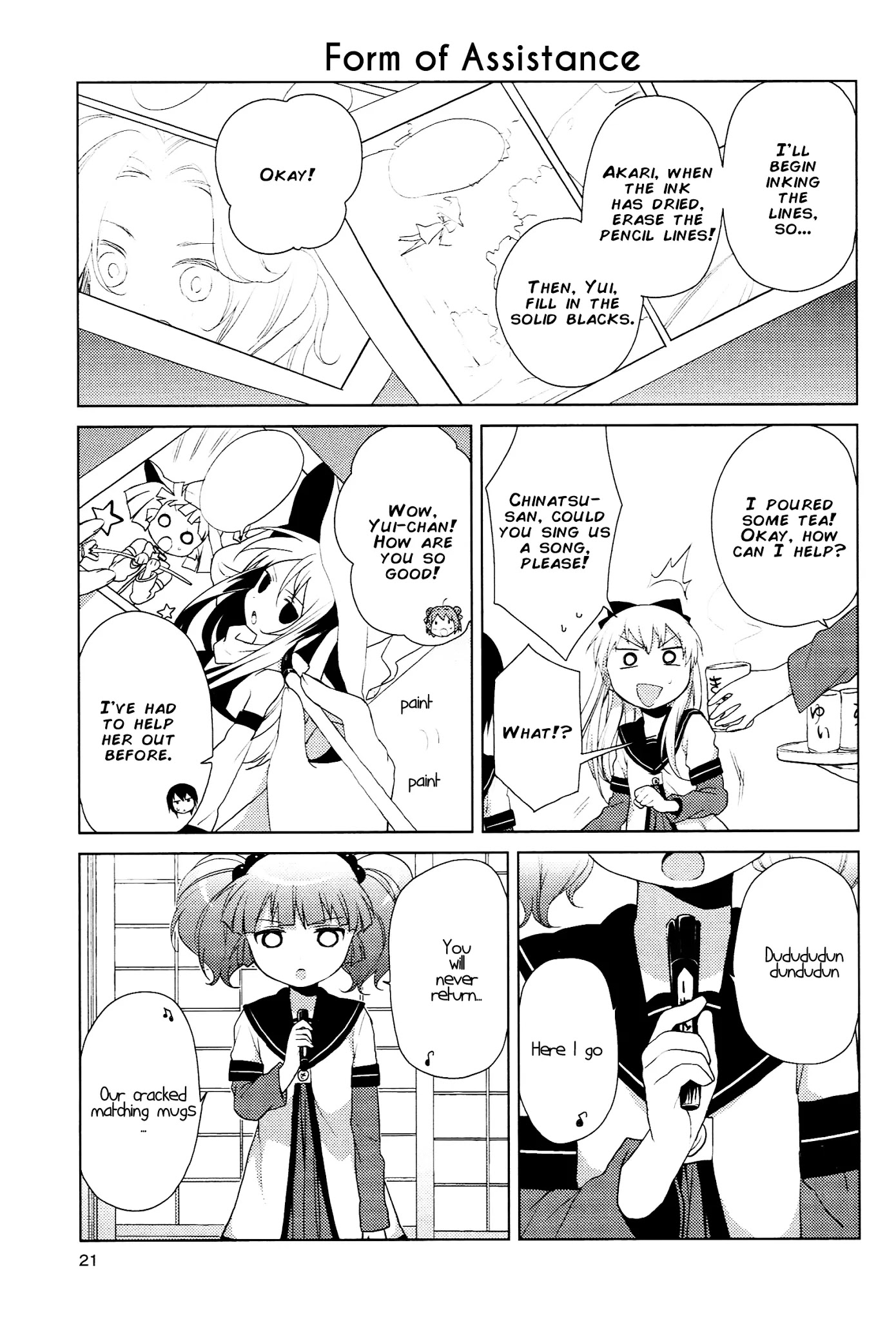 Yuru Yuri Chapter 45: Working With An Acclaimed Artist - Picture 3