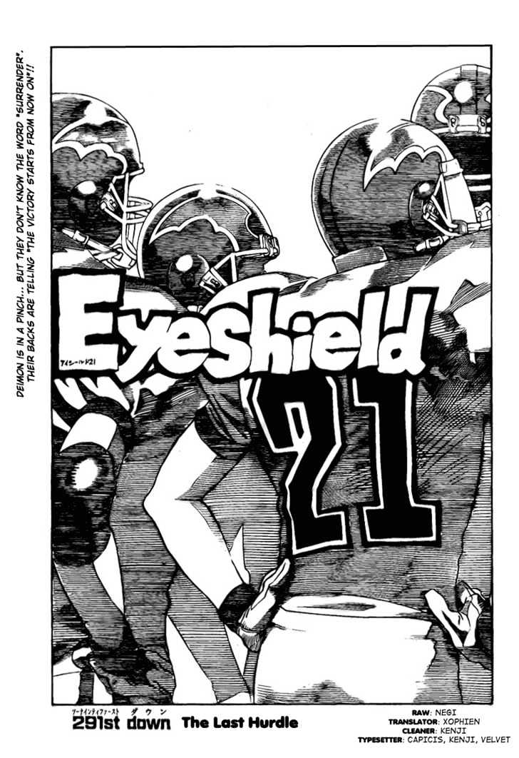 Eyeshield 21 Chapter 291 : The Last Huddle - Picture 1
