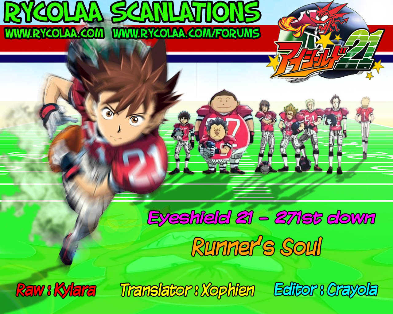 Eyeshield 21 Chapter 271 : Runner S Soul - Picture 1