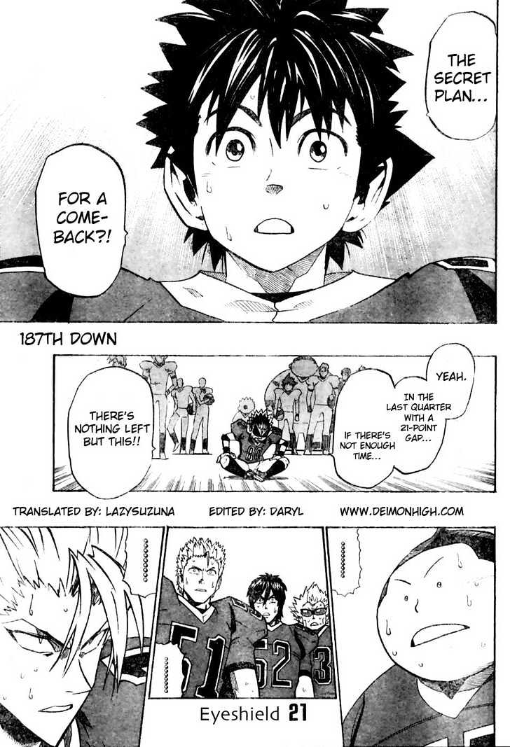 Eyeshield 21 Chapter 187 : Ave Maria - Picture 1