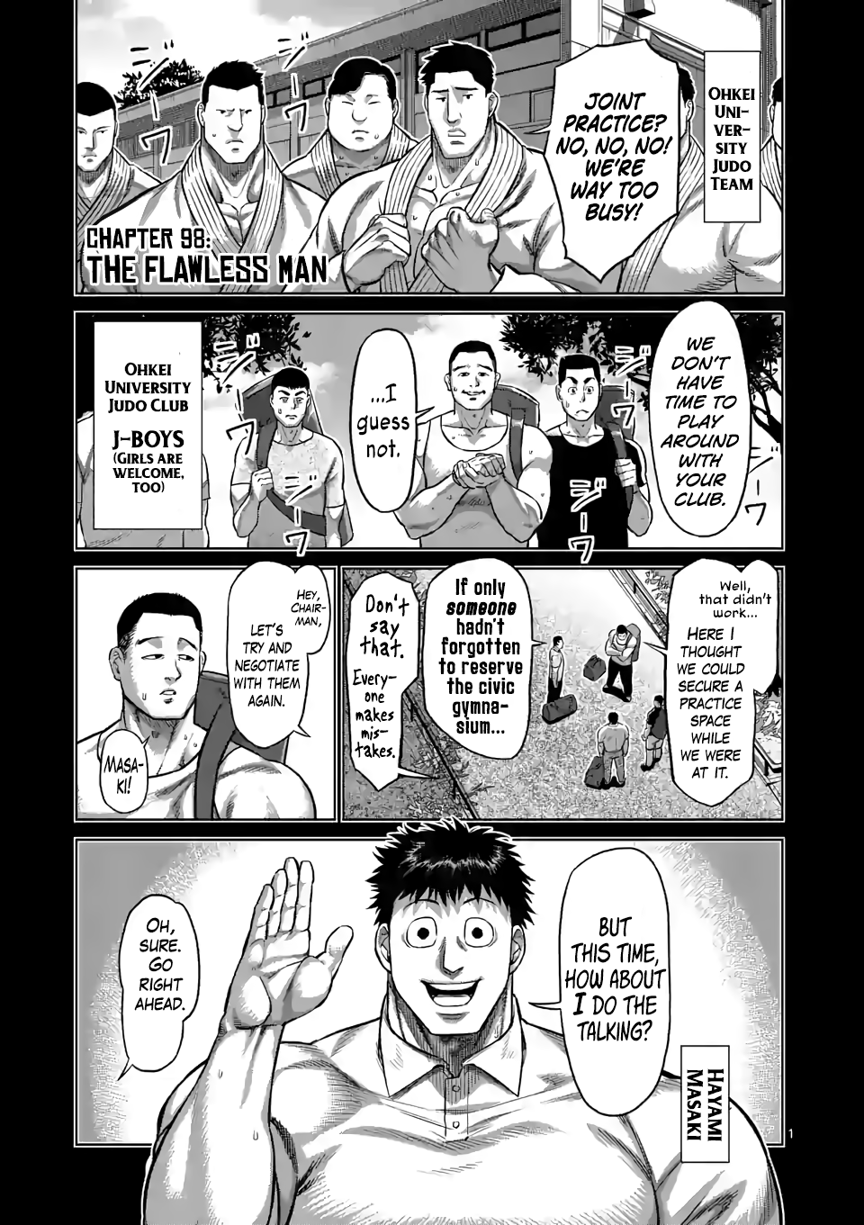 Kengan Omega Chapter 98: The Flawless Man - Picture 1