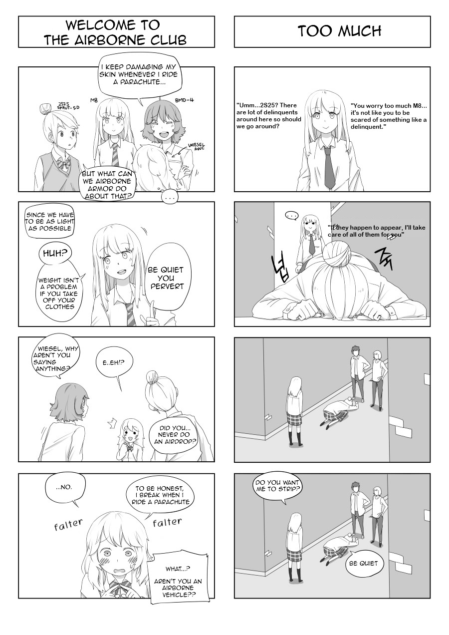 Armored Highschool Chapter 6 : 4Koma Collection - Picture 2