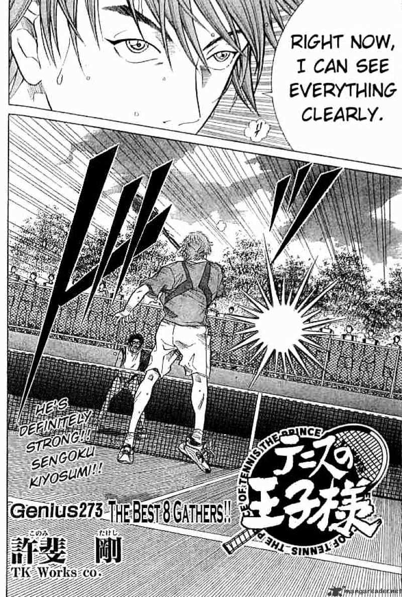 Prince Of Tennis Chapter 273 : The Best 8 Gathers!! - Picture 2