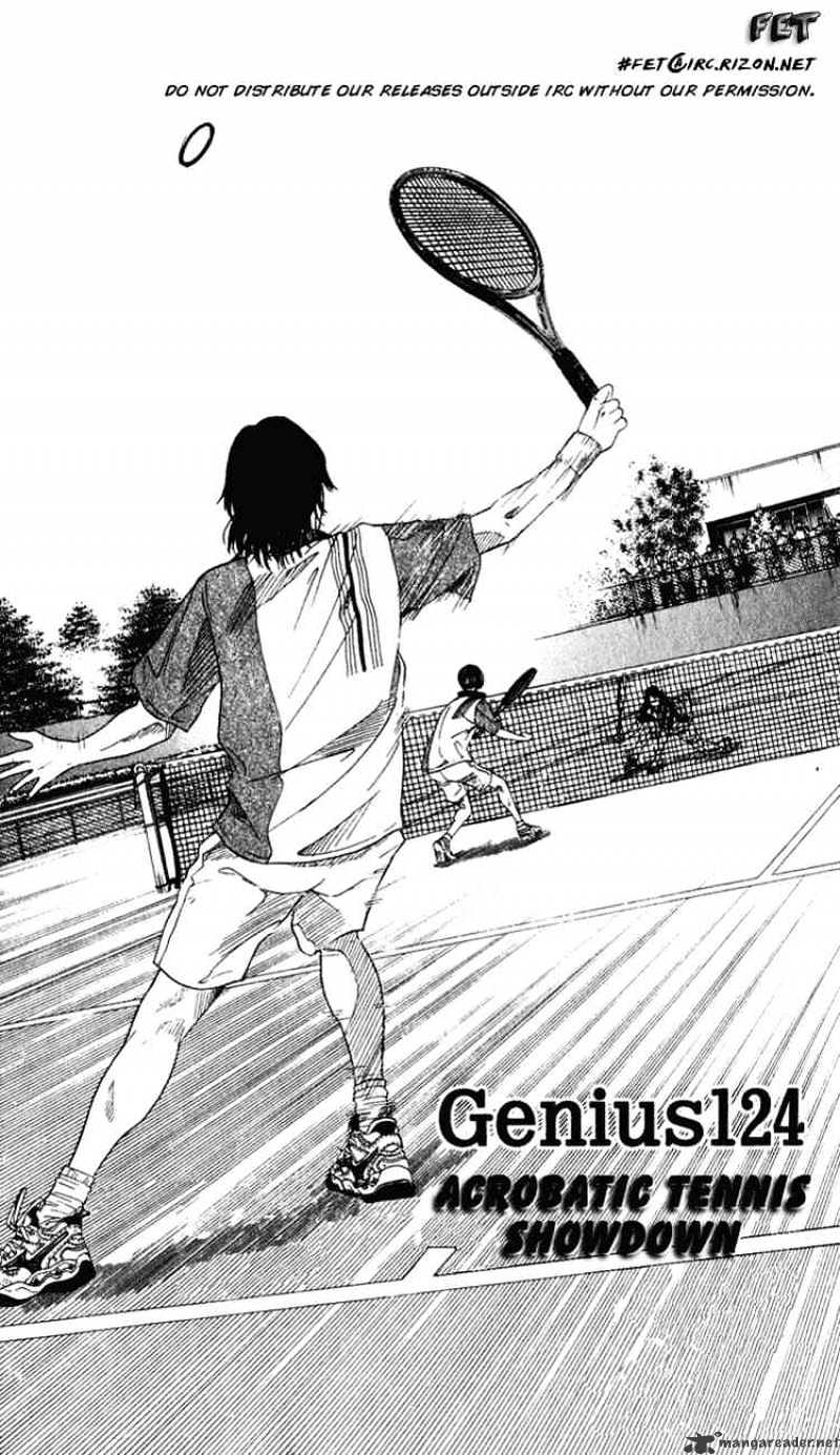 Prince Of Tennis Chapter 124 : Acrobatic Tennis Showdown - Picture 3