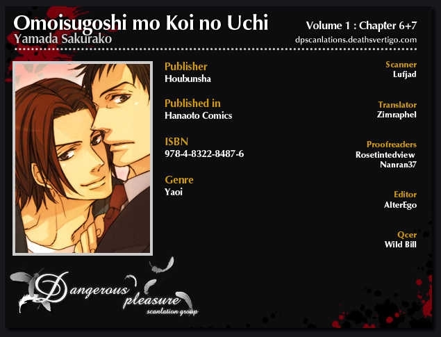 Omoisugoshi Mo Koi No Uchi Vol.1 Chapter 6 : 6 + 7 - Picture 2