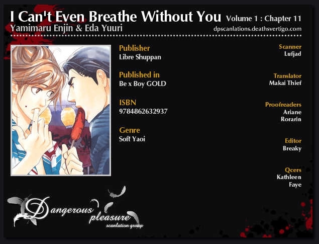 I Can't Even Breathe Without You Vol.1 Chapter 11 - Picture 2