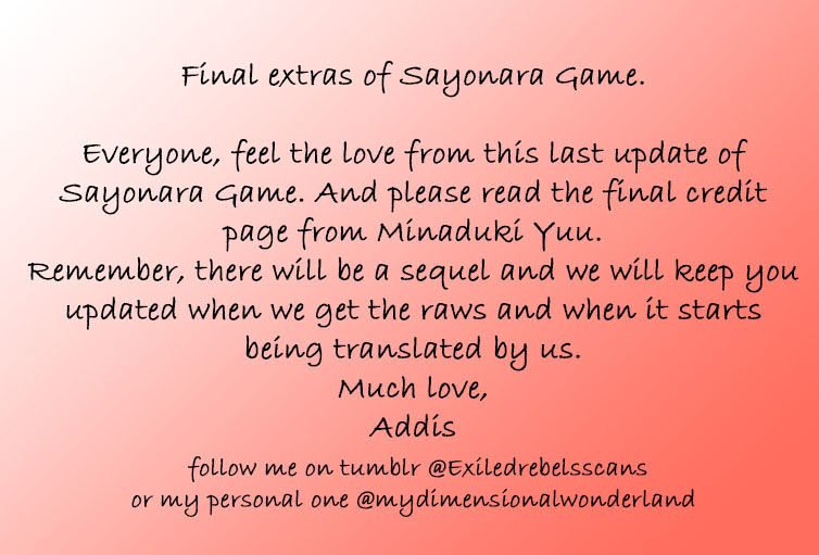 Sayonara Game (Minaduki Yuu) Vol.1 Chapter 7 : [End] - Picture 1