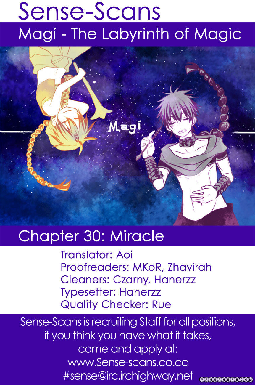 Magi - Labyrinth Of Magic Vol.3 Chapter 30 : Miracle - Picture 2