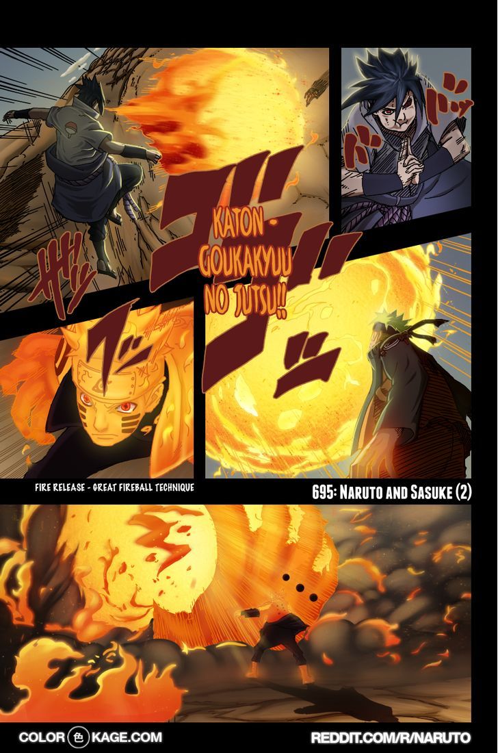 Naruto Vol.72 Chapter 695.1 : Naruto And Sasuke (2) - Picture 3