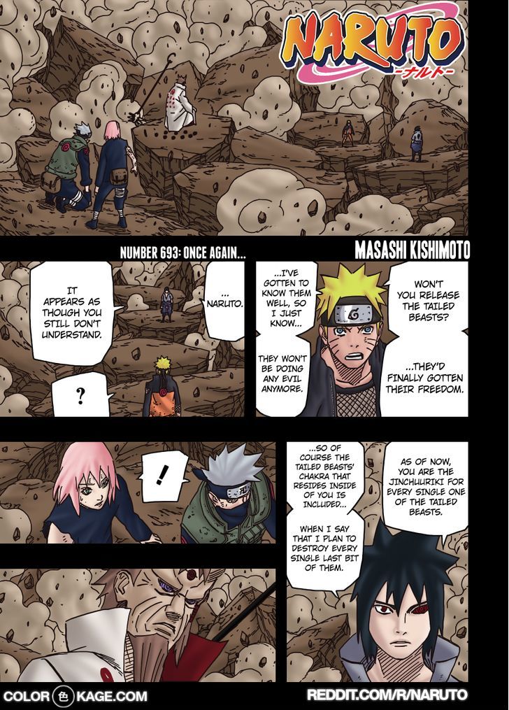 Naruto Vol.72 Chapter 693.1 : Once Again... - Picture 2