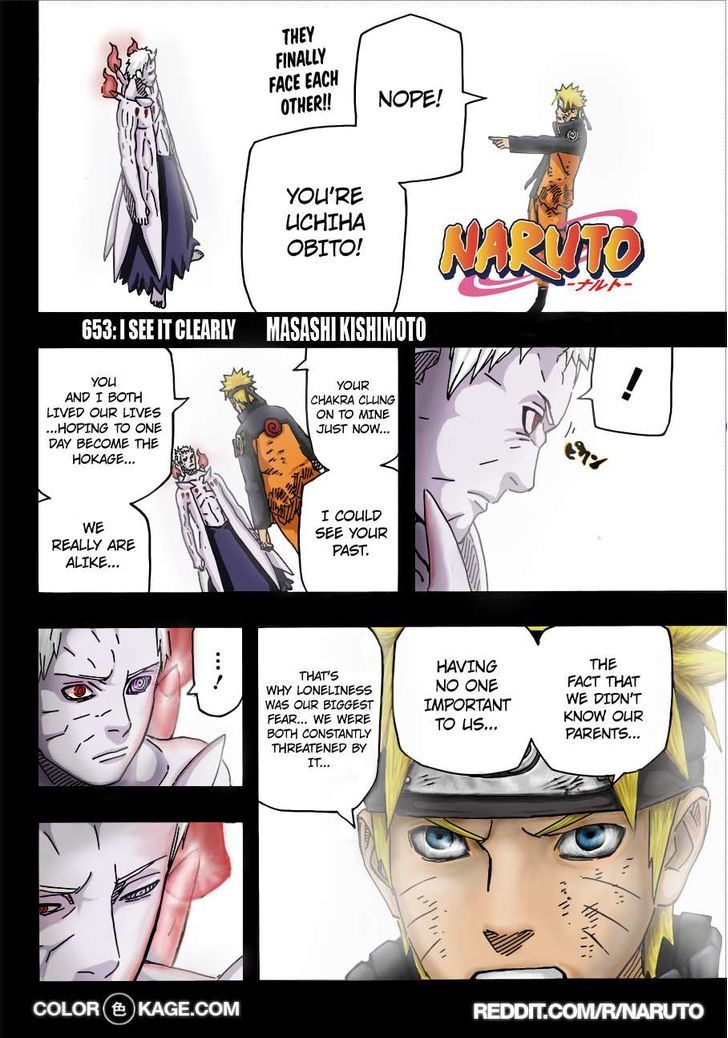 Naruto Vol.68 Chapter 653.1 : I See It Clearly - Picture 3